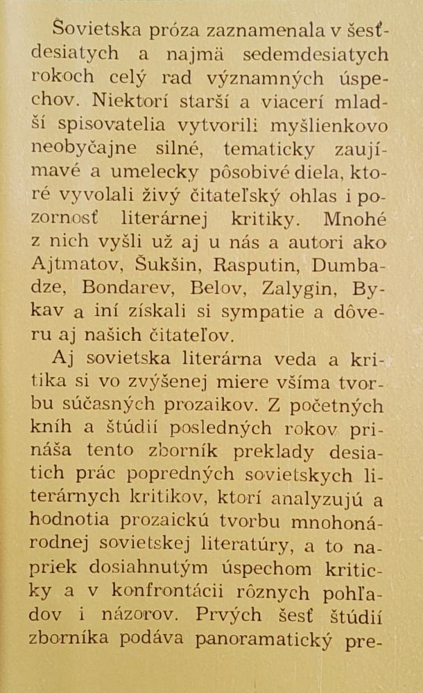 Na ceste k syntéze / Studia litteraria