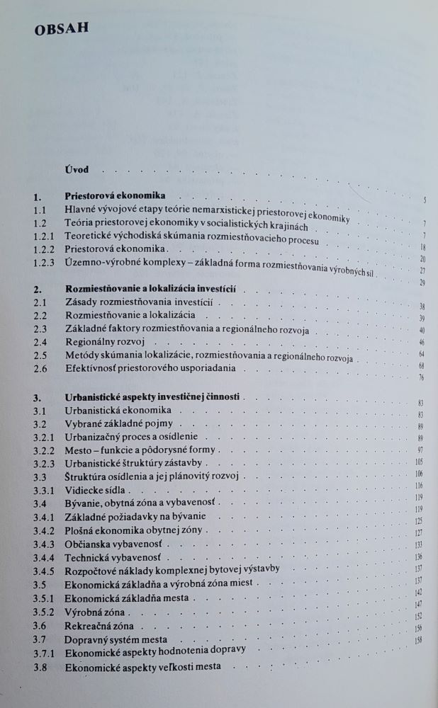 Priestorová a urbanistická ekonomika / Edícia ekonomickej literatúry