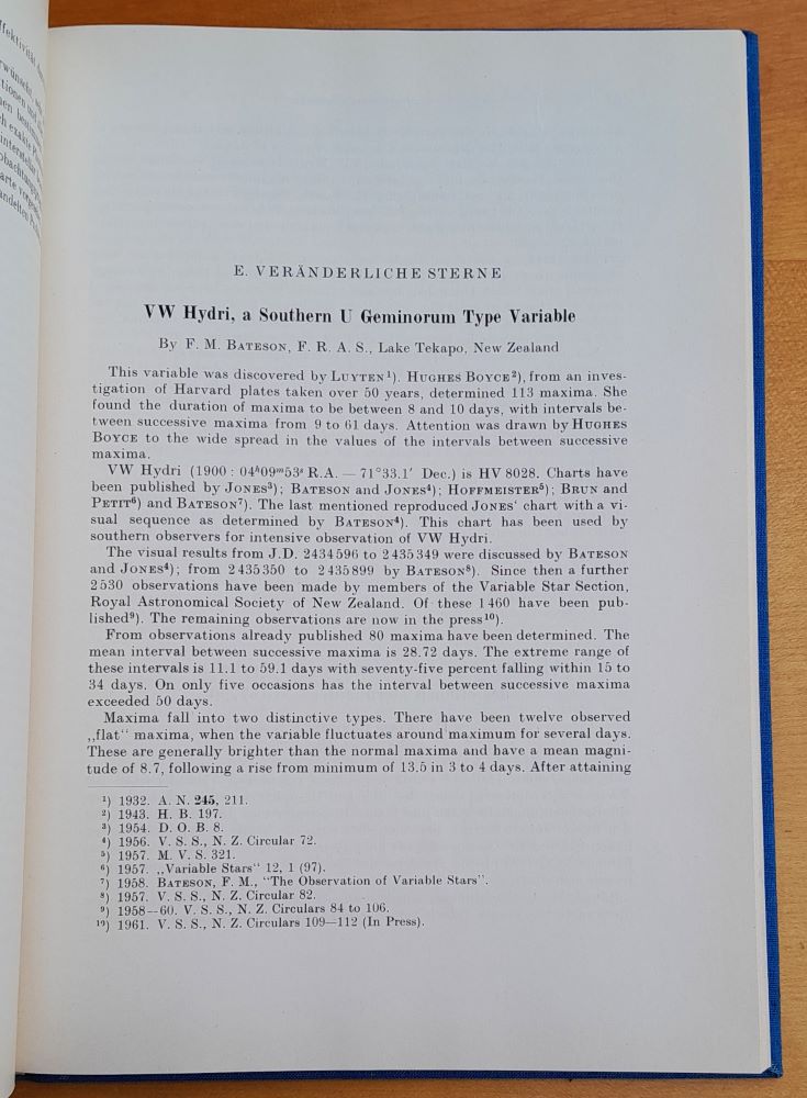 Astronomische Abhandlungen / Astronomické pojednania
