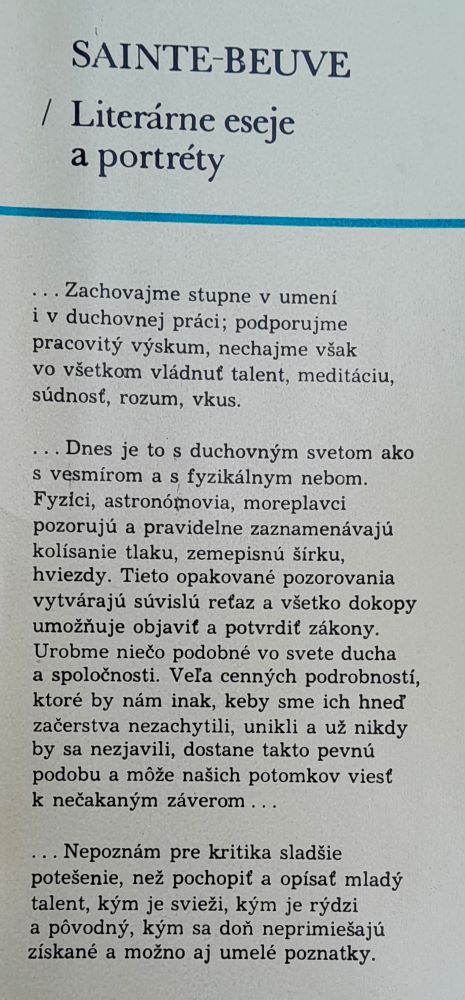 Literárne eseje a portréty / Knižnica estetiky