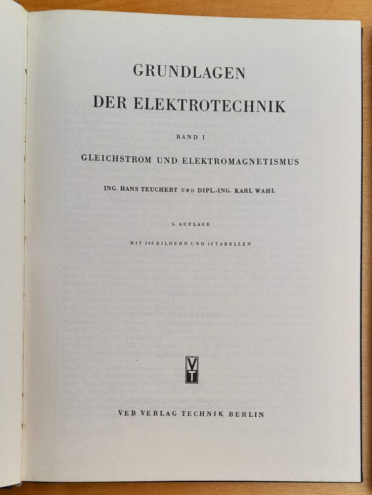Grundlagen der elektrotechnik 1.+ 2. / Wechselstromtechnik