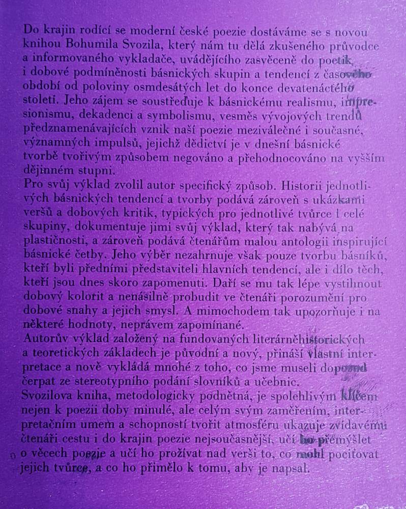 V krajinách poezie / Bohumil Svozil