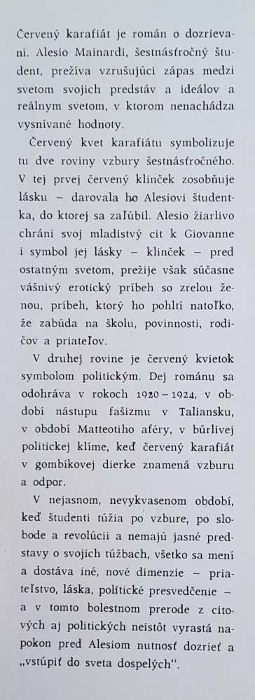Červený karafiát