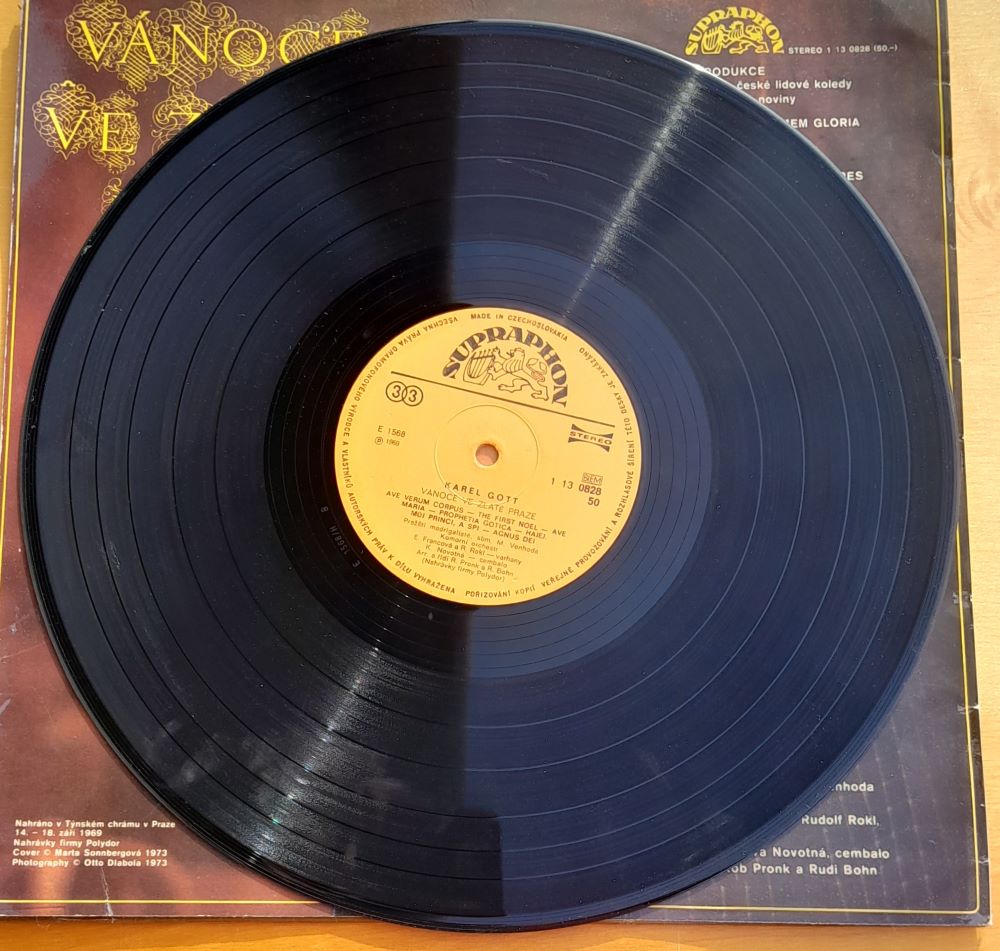 Vánoce ve zlaté Praze, Karel Gott - LP platňa - long play