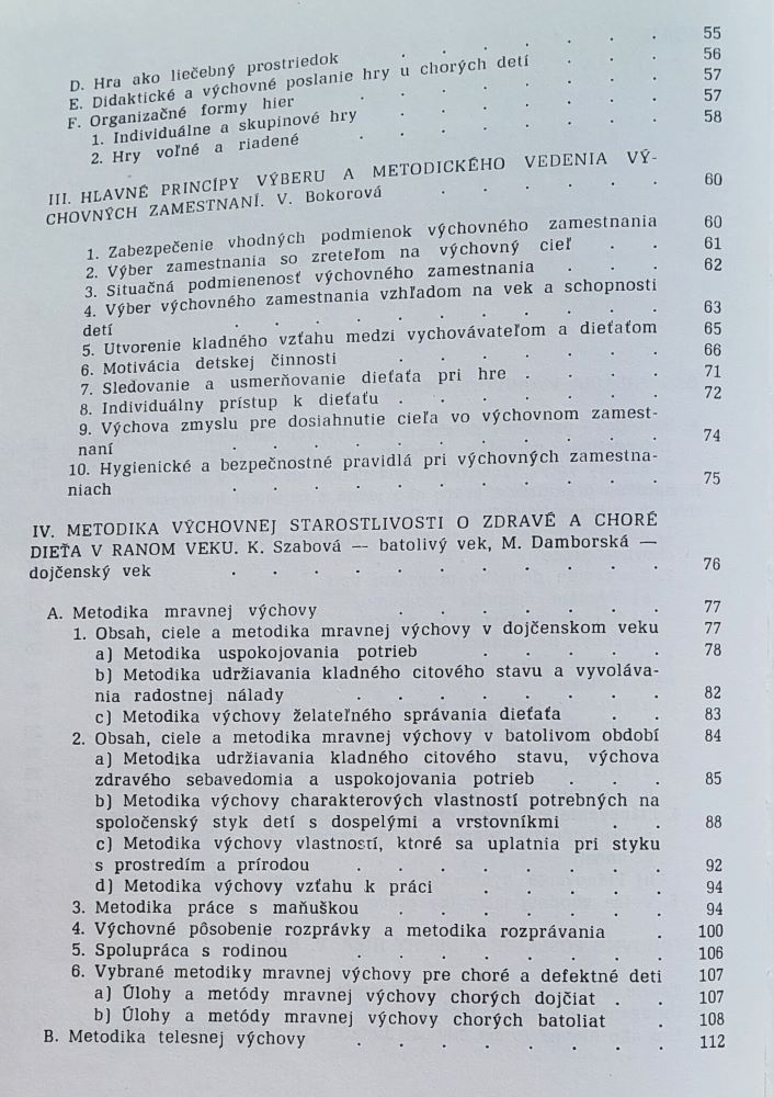 Metodika výchovnej starostlivosti / Učebnice pre stredné zdravotnické školy