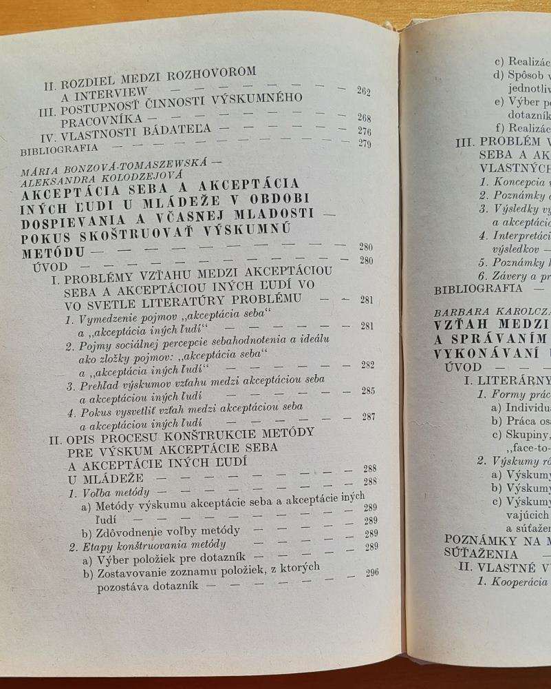 Metódy psychologických výskumov / Výskumné metódy v pedagogickej psychológii