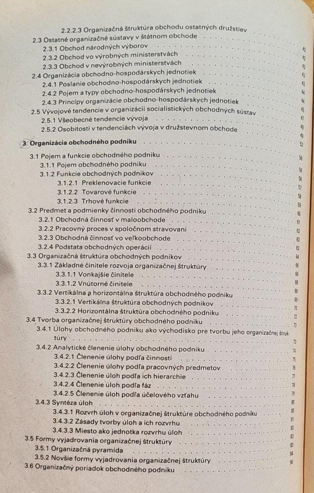 Organizácia a riadenie obchodnej činnosti