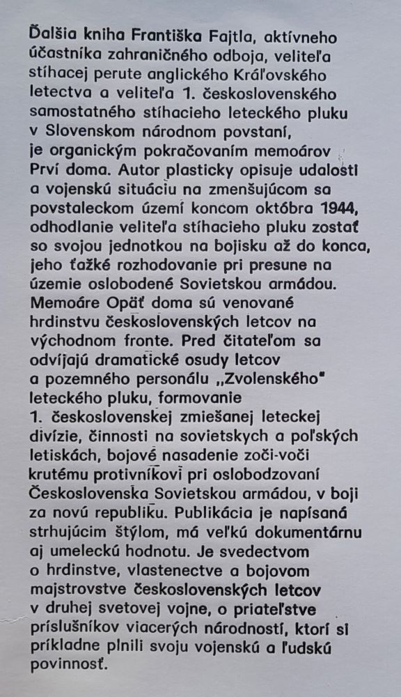 Opäť doma
