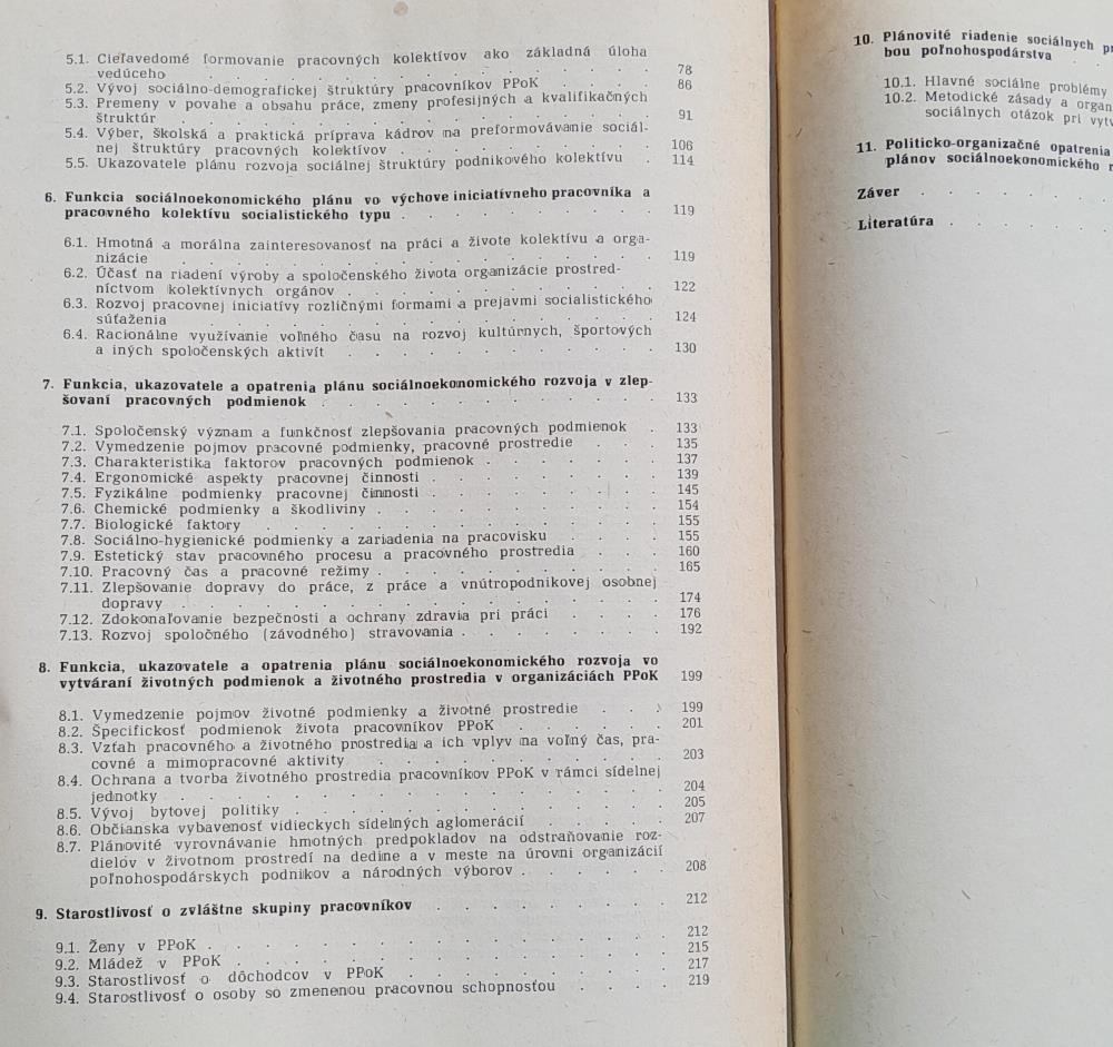 Sociálnoekonomické plánovanie v organizáciach poľnohospodárstva a potravinárstva