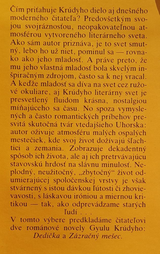 Dedička / Zázračný mešec