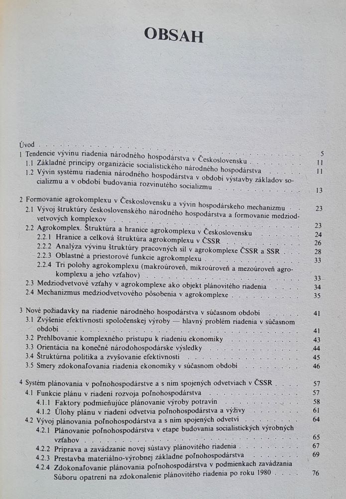 Hospodársky mechanizmus riadenia agrokomplexu / Edícia Ekonomika poľnohospodárstva