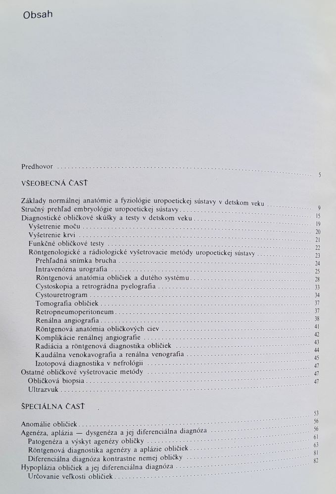 Rontgenová diferenciálna diagnostika nefropatií u detí / Edícia pre postgraduálne štúdium lekárov