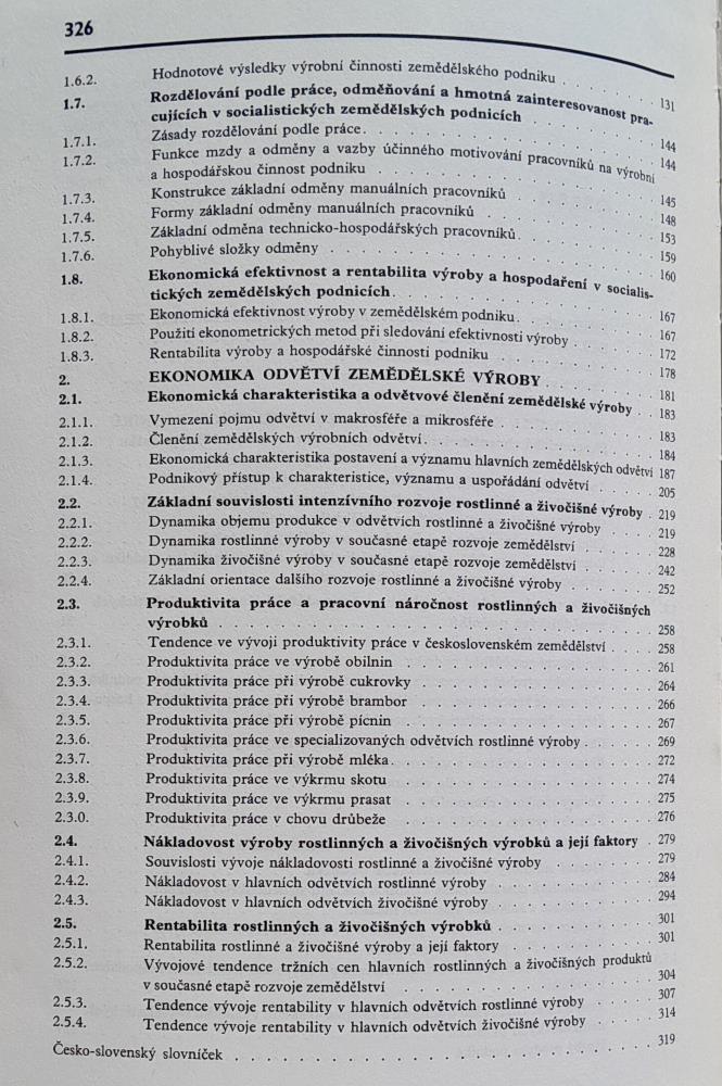Ekonomika zemědělských podnikú / Učebnice pro vysoké školy zemědělské