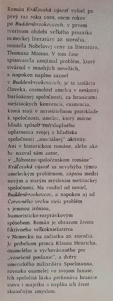Kráľovská výsosť / Edícia Máj