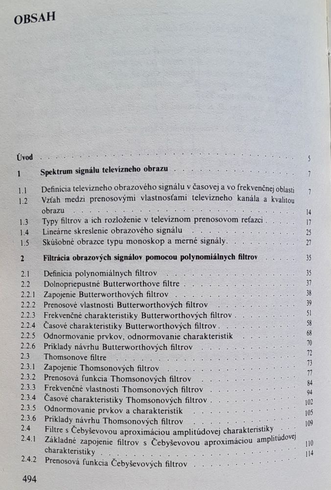 Filtre v televíznej technike / Edície elektrotechnickej literatúry
