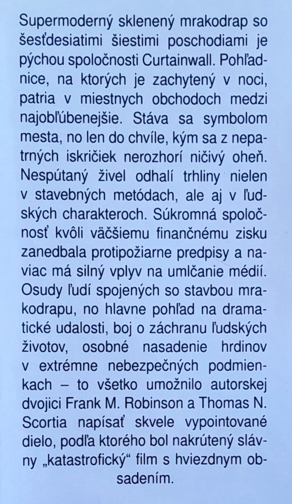 Sklenené peklo / 1. diel série Katastrofy