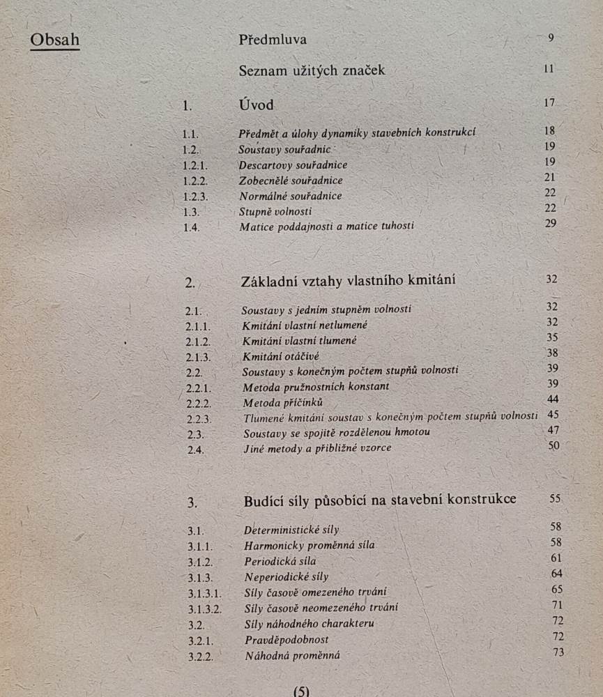 Vyšetřování dynamických účinkú na stavební konstrukce