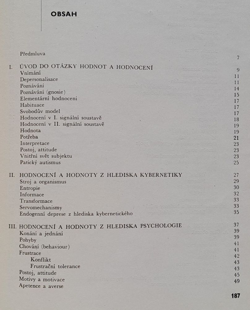 Hodnocení a jeho poruchy z hlediska psychiatrie / Lékařská edice ČSAV