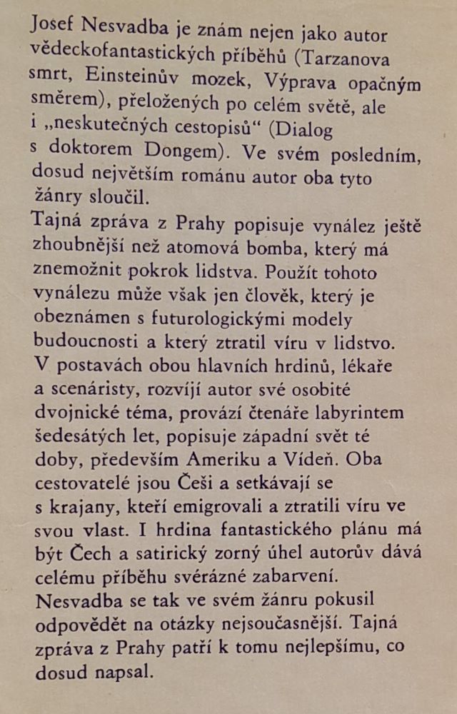 Tajná zpráva z Prahy / Žatva