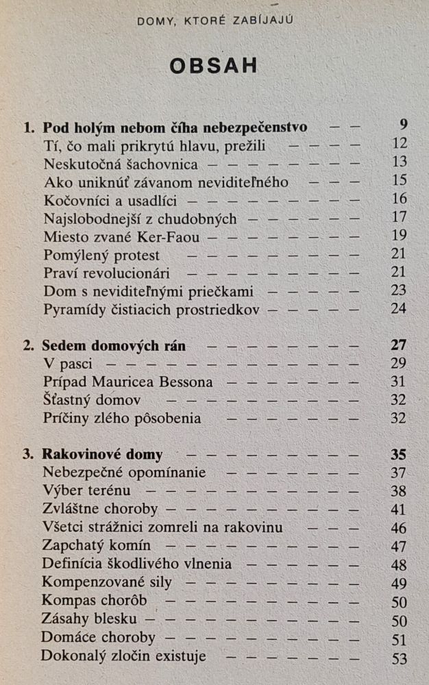 Domy, ktoré zabíjajú / Tajomné svety