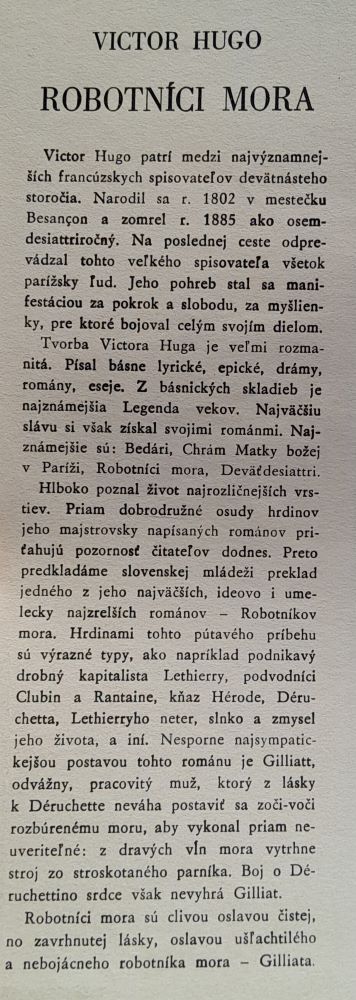 Robotníci mora / KMČ