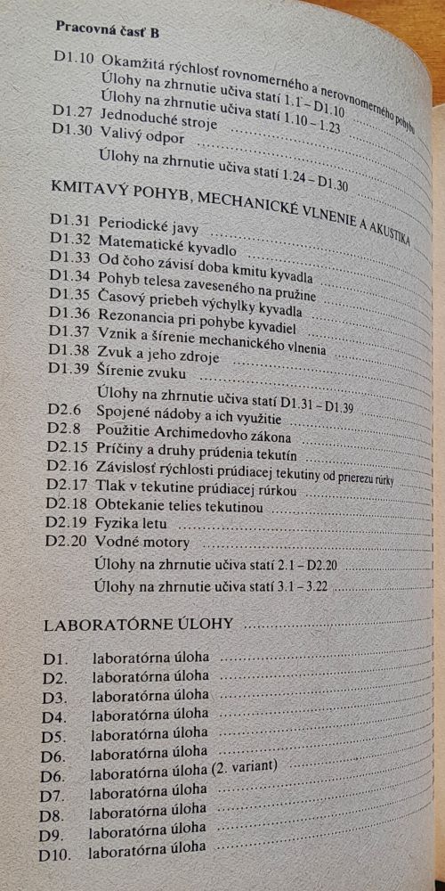 Doplnok k učivu fyziky