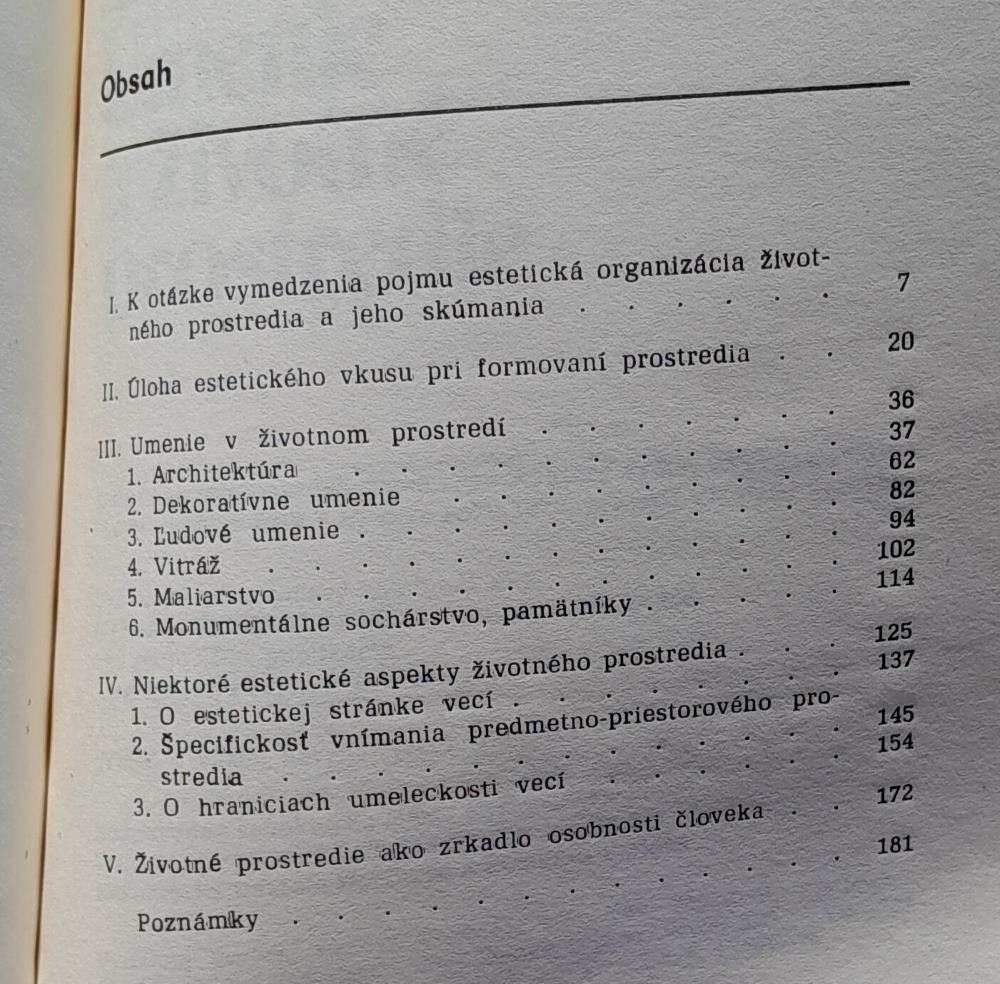 Umenie a životné prostredie / Človek a umenie