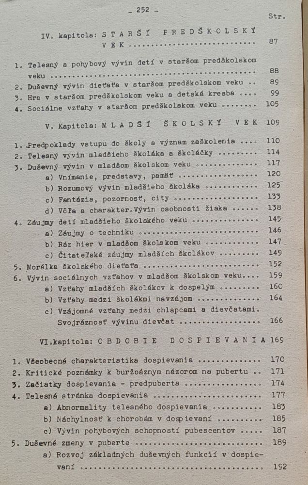 Psychológia dieťaťa a mládeže / Vysokoškolské učebné texty