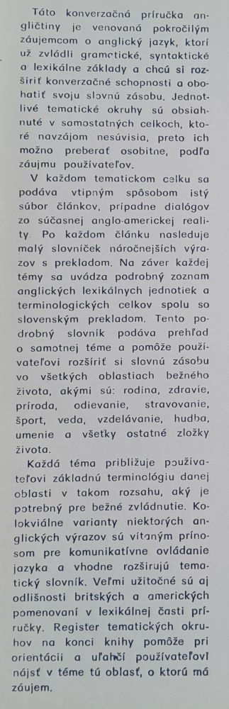 Konverzačná príručka angličtiny