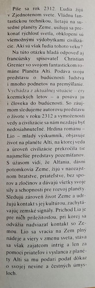 Planéta Alti / KMČ