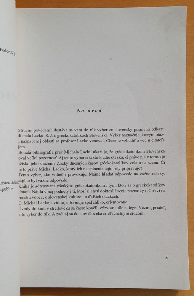 Gréckokatolíkom / Výber z diela