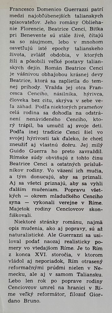 Lásky a hriechy Beatrice Cenci / Edícia Meteor