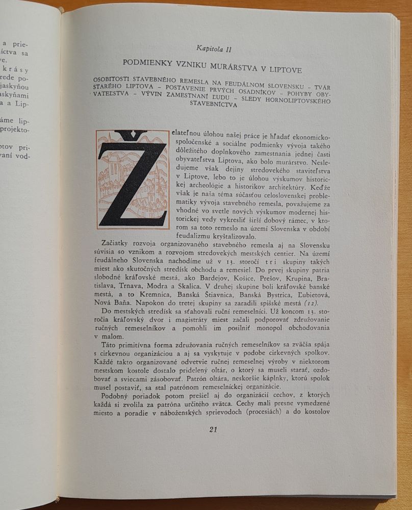 Liptovský murári / Vplyv liptovských murárov na sociálne a kultúrne obrodenie ľudu Liptova