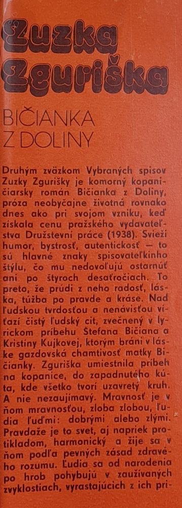 Bičianka z doliny - Zguriška / Vybrané spisy zväzok 2.