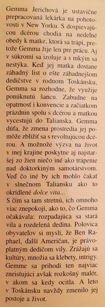 Leto v Toskánsku