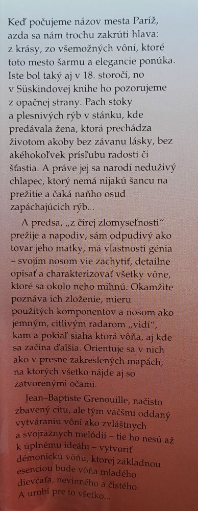 Parfum - Príbeh vraha / kniha o sériovom vrahovi