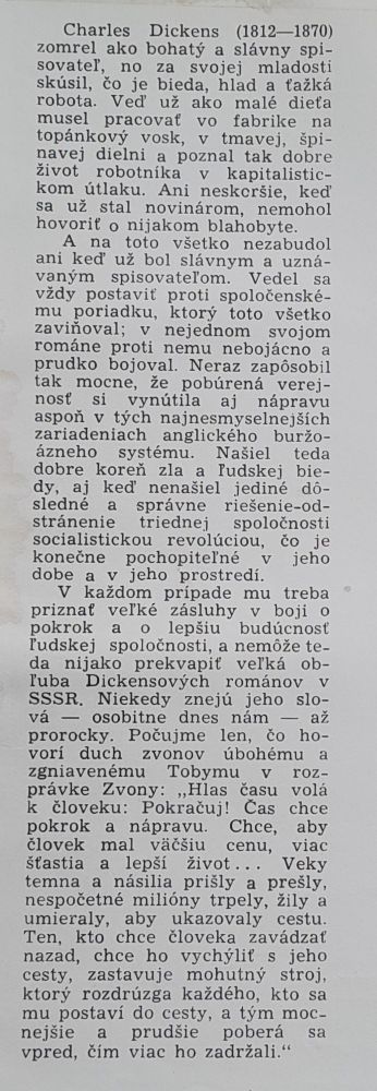 Klub Pickwickovcov 1. 2. / Román