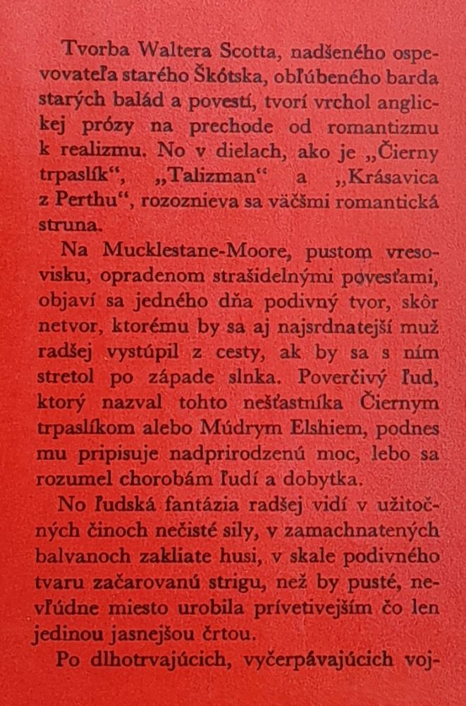 Čierny trpaslík - Walter Scott