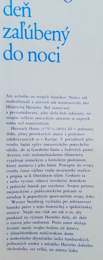 Deň zaľúbený do noci / Osudy slávnych