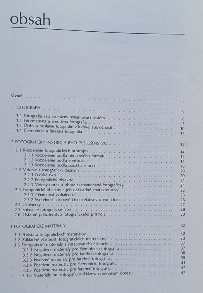 Základy fotografovania pre 2. ročník stredných umeleckopriemyselných škôl
