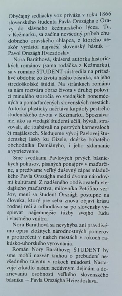 Mladé roky P. O. Hviezdoslava