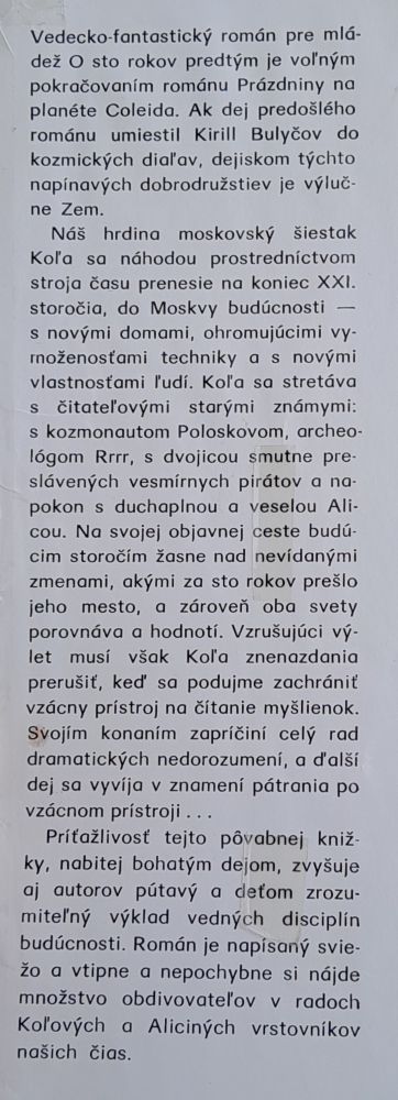 O sto rokov predtým / 2. diel Alenka z planéty Zem