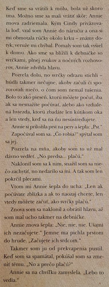 Keď svrčky plačú / Kniha o srdci zo srdca