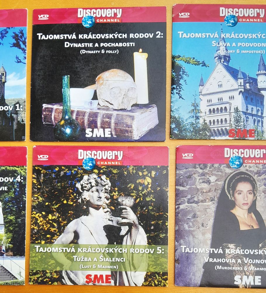 Tajomstvá kráľovských rodov 1.- 6. DVD