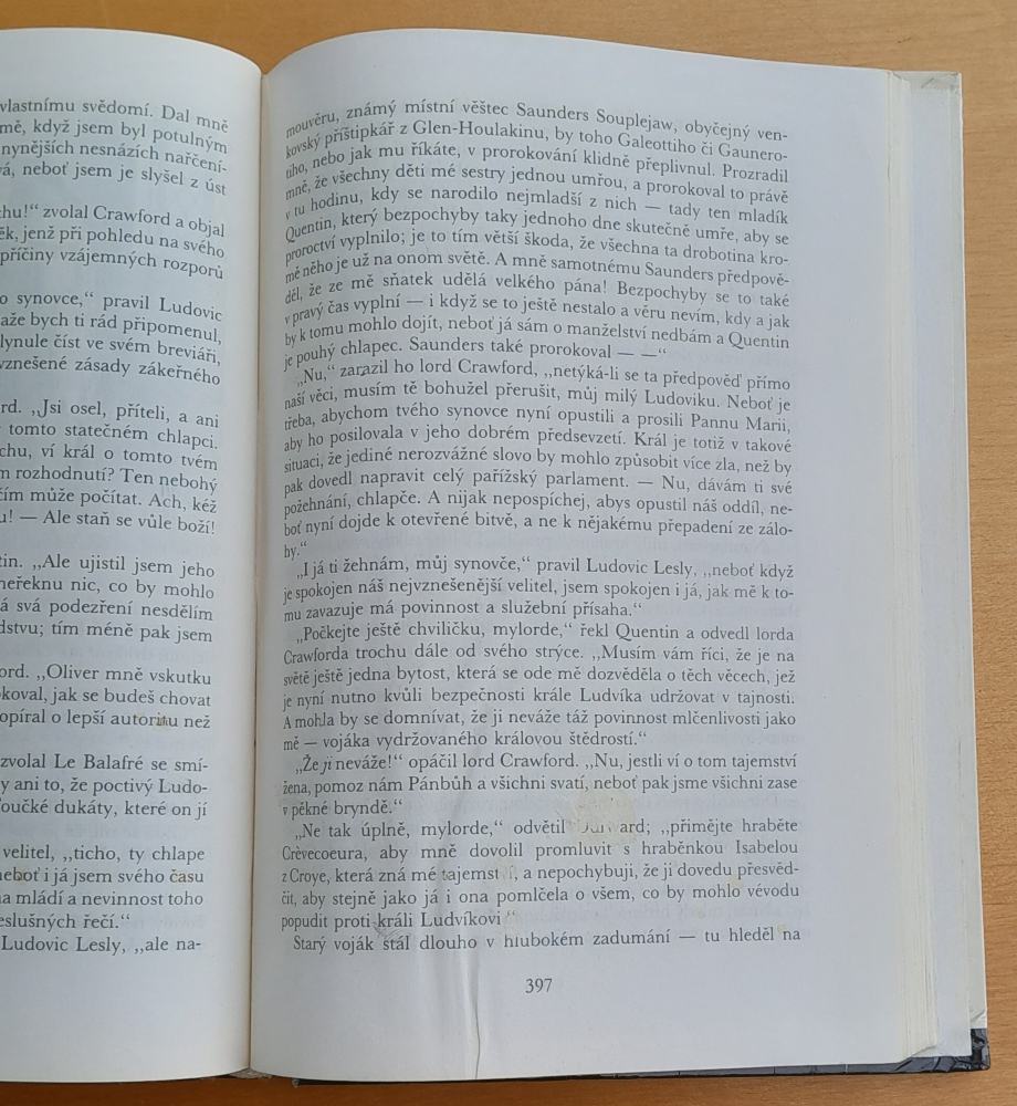 Quentin Durward / Knihy odvahy a dobrodružství