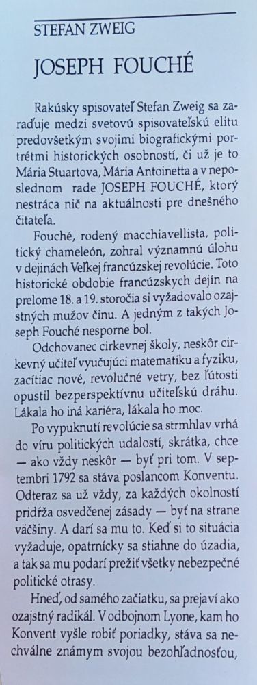 Joseph Fouché / Portrét politika