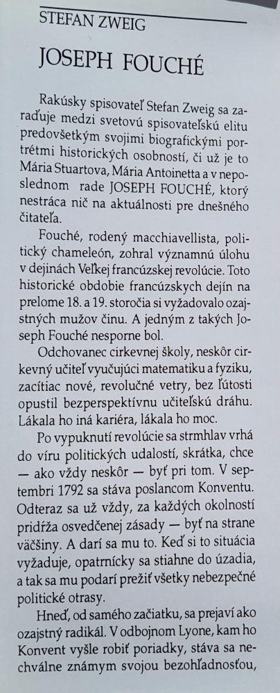 Joseph Fouché / Portrét politika