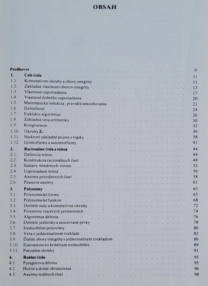 Prehľad modernej algebry / Edícia Teoretickej literatúry
