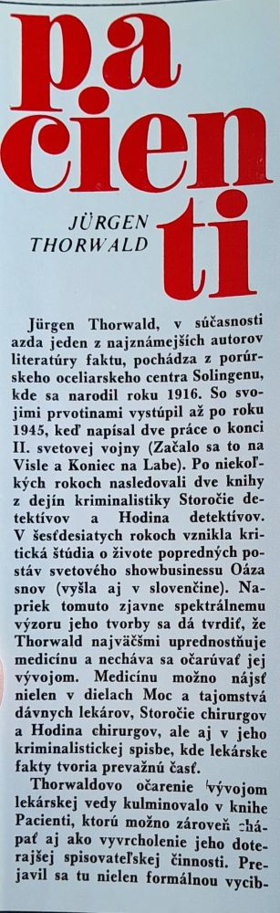 Pacienti / Hrdinovia tejto knihy sú ľudia ako ty a ja
