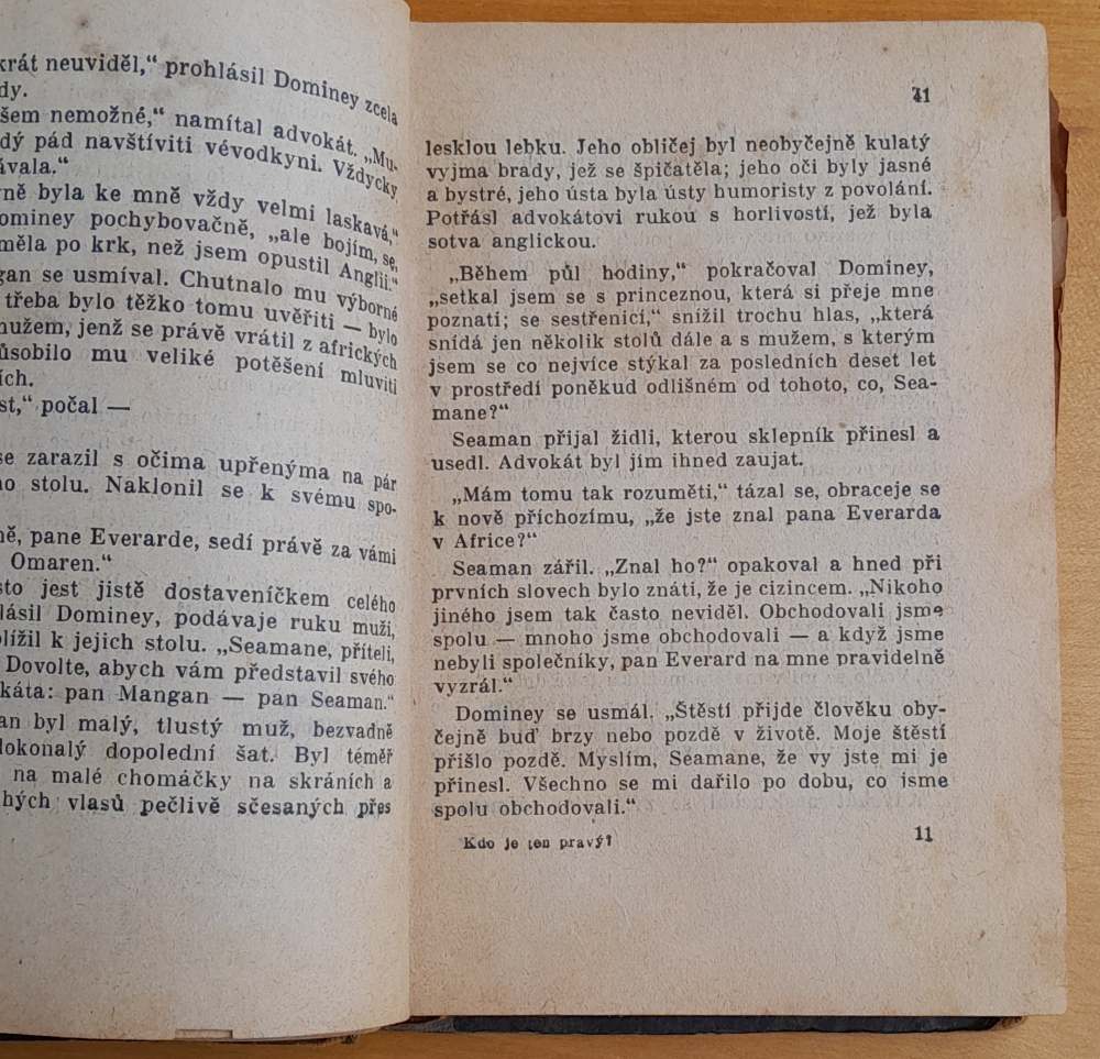 Kdo je ten pravý / Román